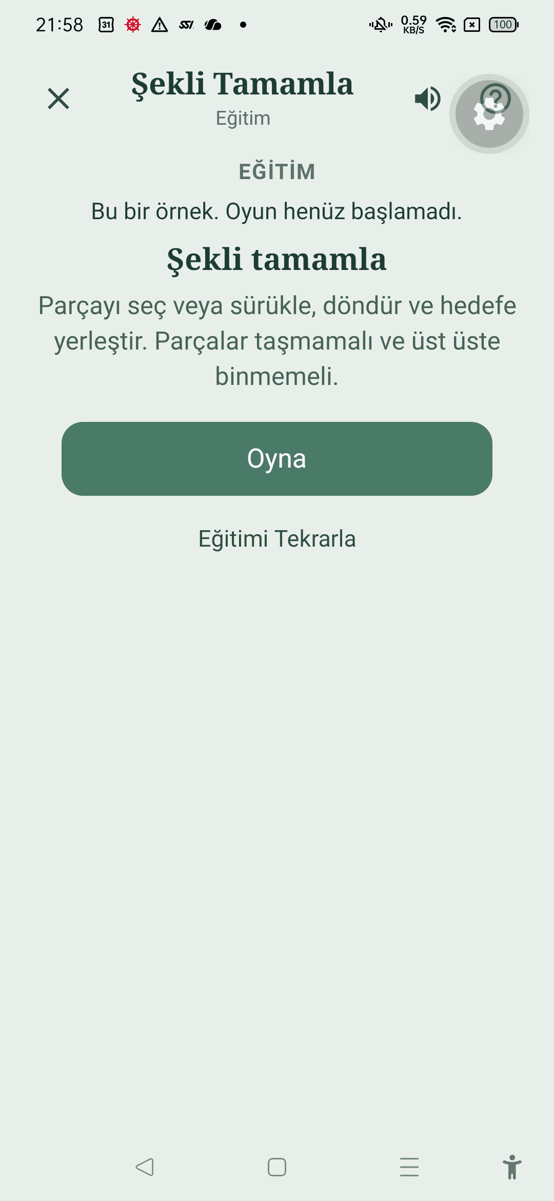 Şekli Tamamla